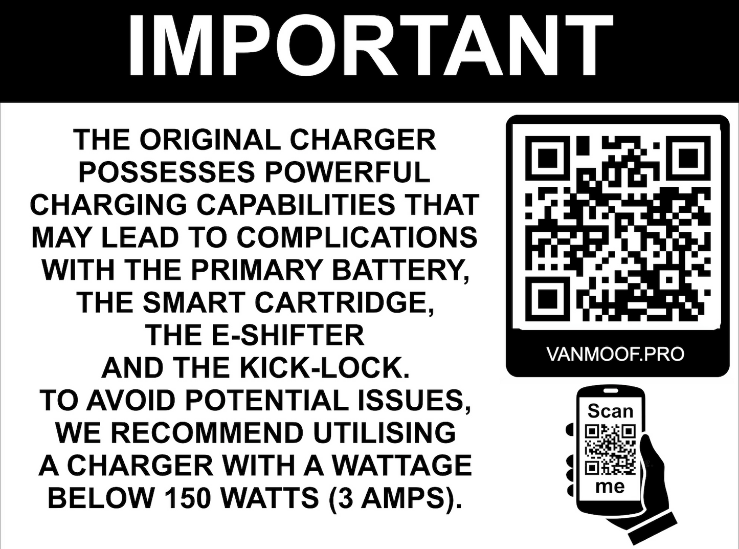SEGWAY Overnight Li-ion Battery Charger For VANMOOF S3, X3, S4, X4. 71W. UK plug