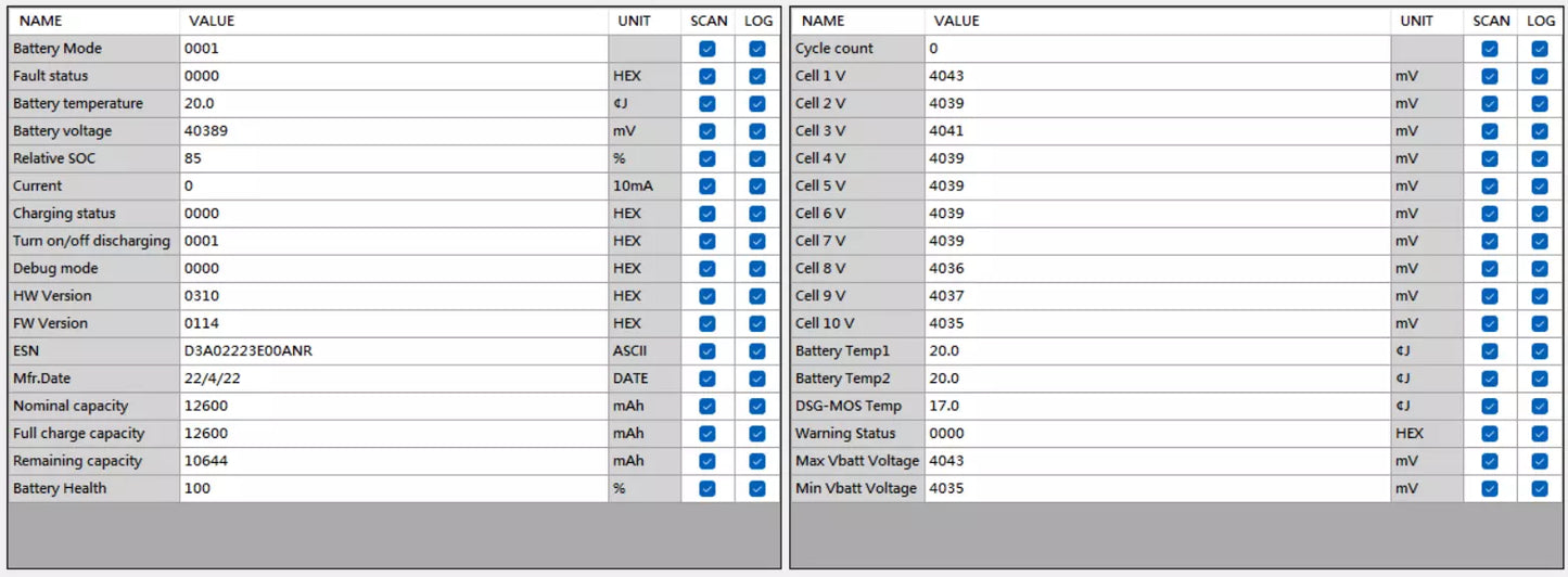 VANMOOF 36V 12.6Ah 504Wh S3 X3 Battery Health: 100%, cycle count: 0
