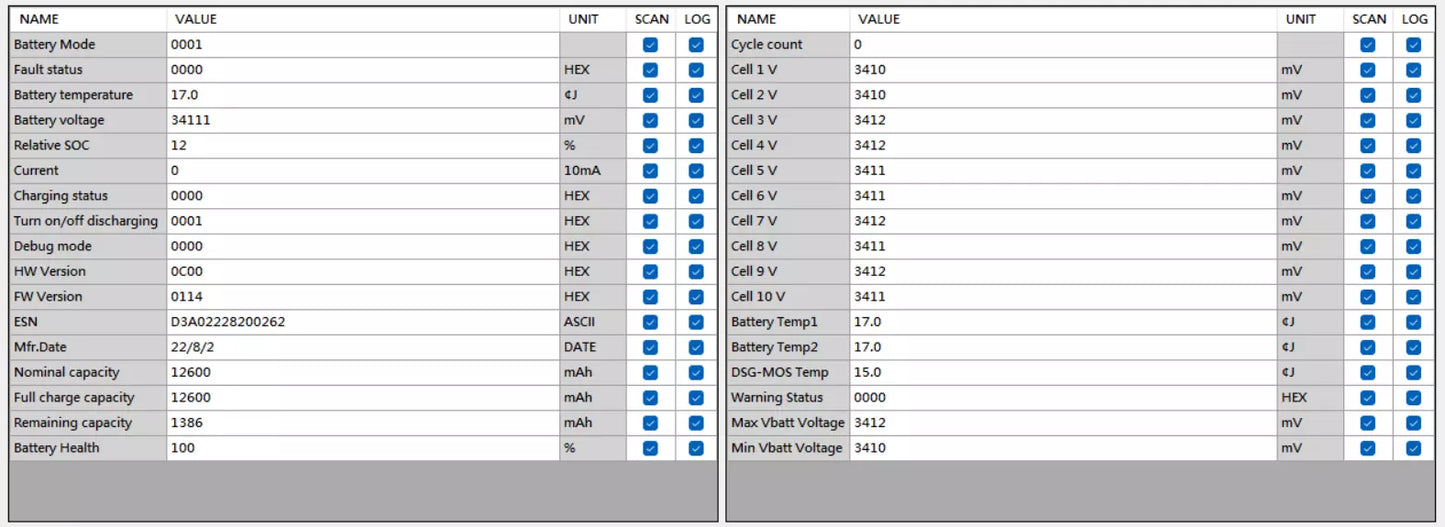 VANMOOF 36V 12.6Ah 504Wh S3 X3 Battery Health: 100%, cycle count: 0