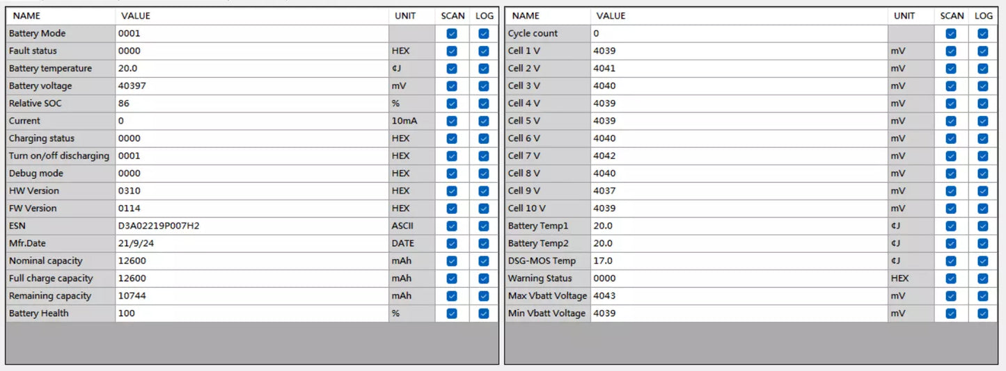 VANMOOF 36V 12.6Ah 504Wh S3 X3 Battery Health: 100%, cycle count: 0