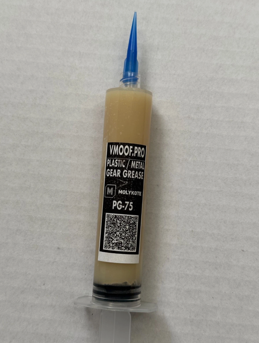 MOLYKOTE PG-75 Motor rebuild grease: VANMOOF, BOSCH, SHIMANO. Syringe