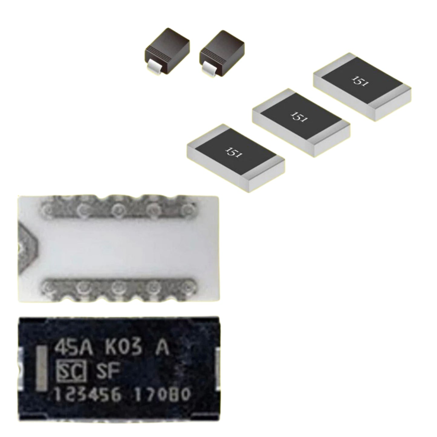VANMOOF X3 S3 Main Battery Repair Kit. Fuse, TVS Diodes, Resistors. SMD soldering requires