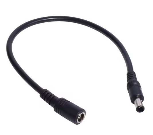 VANMOOF S3 X3 Male - Female Charger Plug Extension Cable. 5 amps / 18 AWG / 30cm